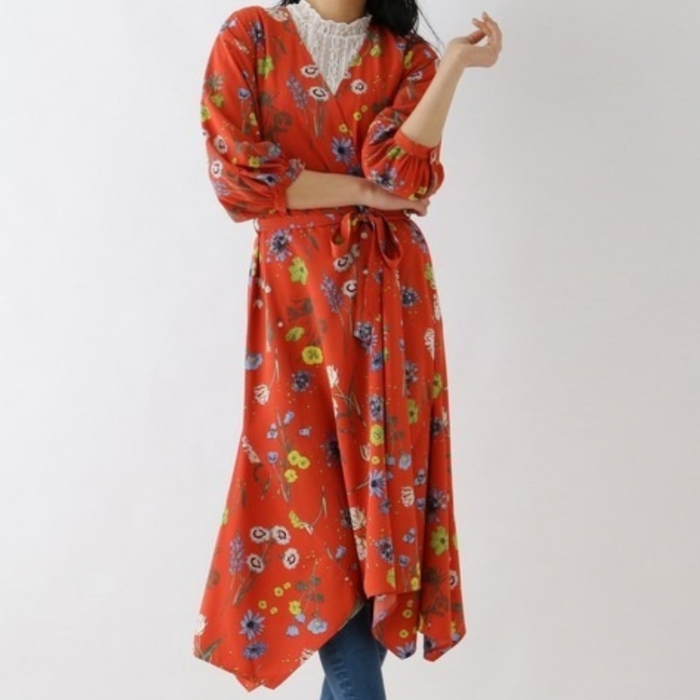 OZOC Floral Cardigan  Free Size JPN